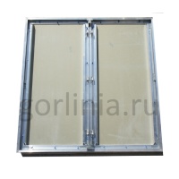 Люк под покраску Гиппократ 800п*1200 двухдверный стеновой ревизионный