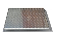 Квадратный уличный люк амо al 600*600 образец