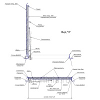 Люк выхода на кровлю чертеж dwg узлы архитекторам и проектировщикам